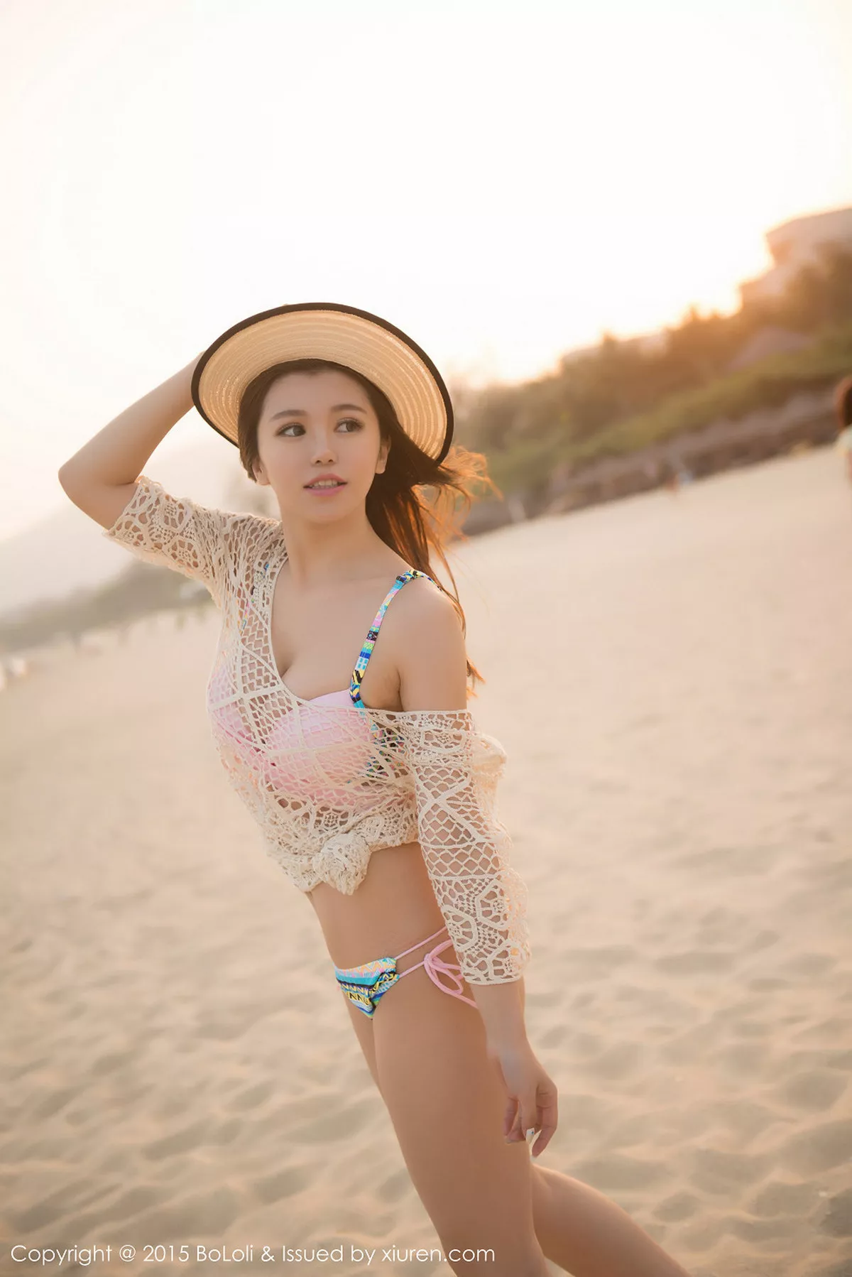 秀人集.com_[BoLoli波萝社]Vol.026_嫩模刘娅希三亚旅拍白色比基尼秀完美身材性感写真81P