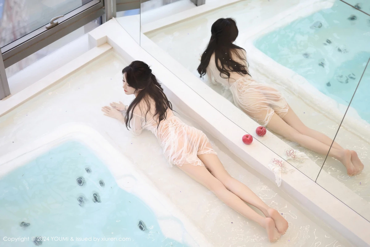 秀人集.com_[YouMi尤蜜荟]Vol.1065_模特林幼一性感白色轻透上衣露蝴蝶情趣内衣秀丰腴身姿诱惑写真68P