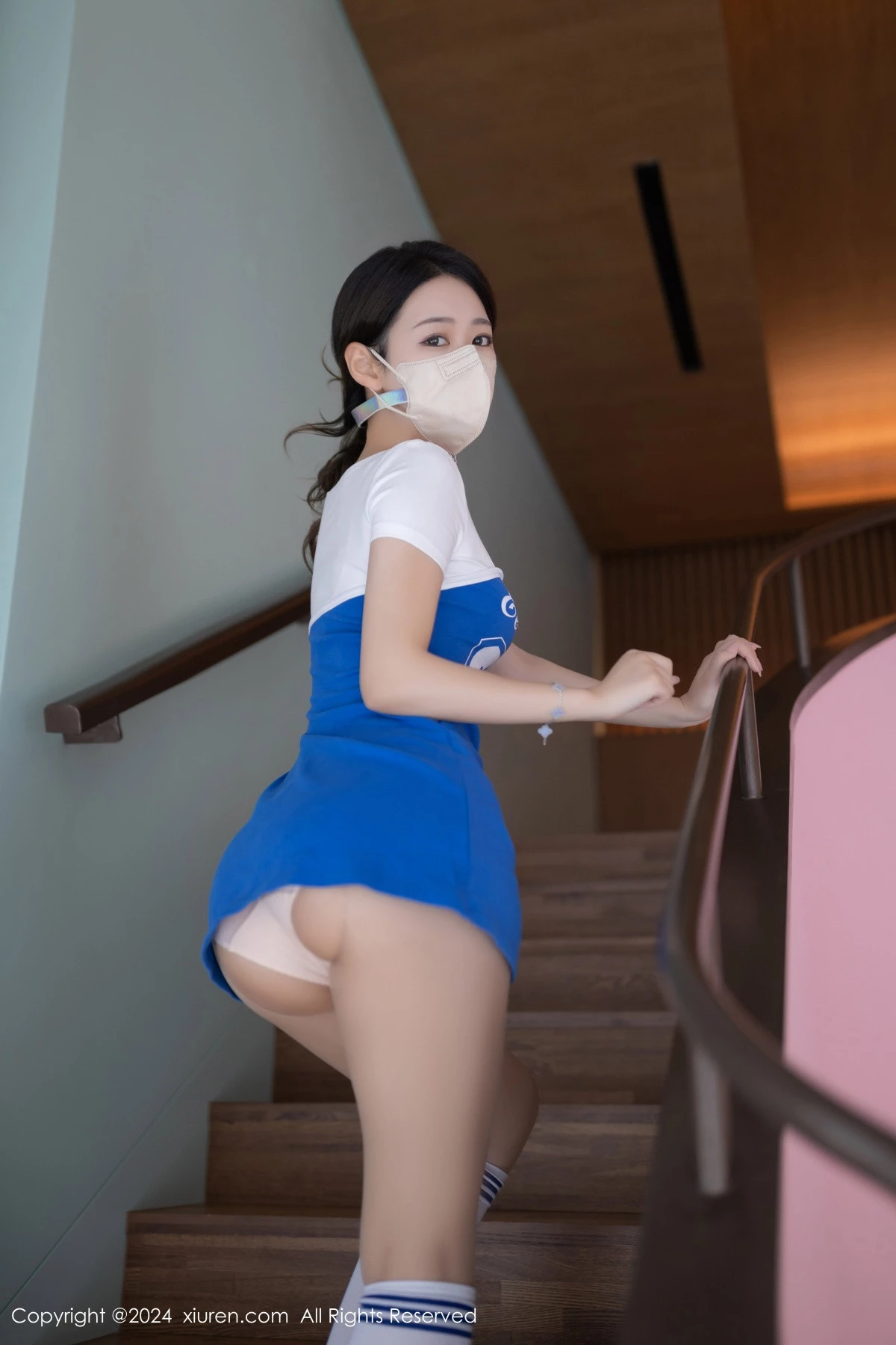 秀人集.com_[XiuRen秀人网]No.9322_模特唐安琪性感蓝色篮球服露肉色内衣配白丝袜秀曼妙身姿诱惑写真81P