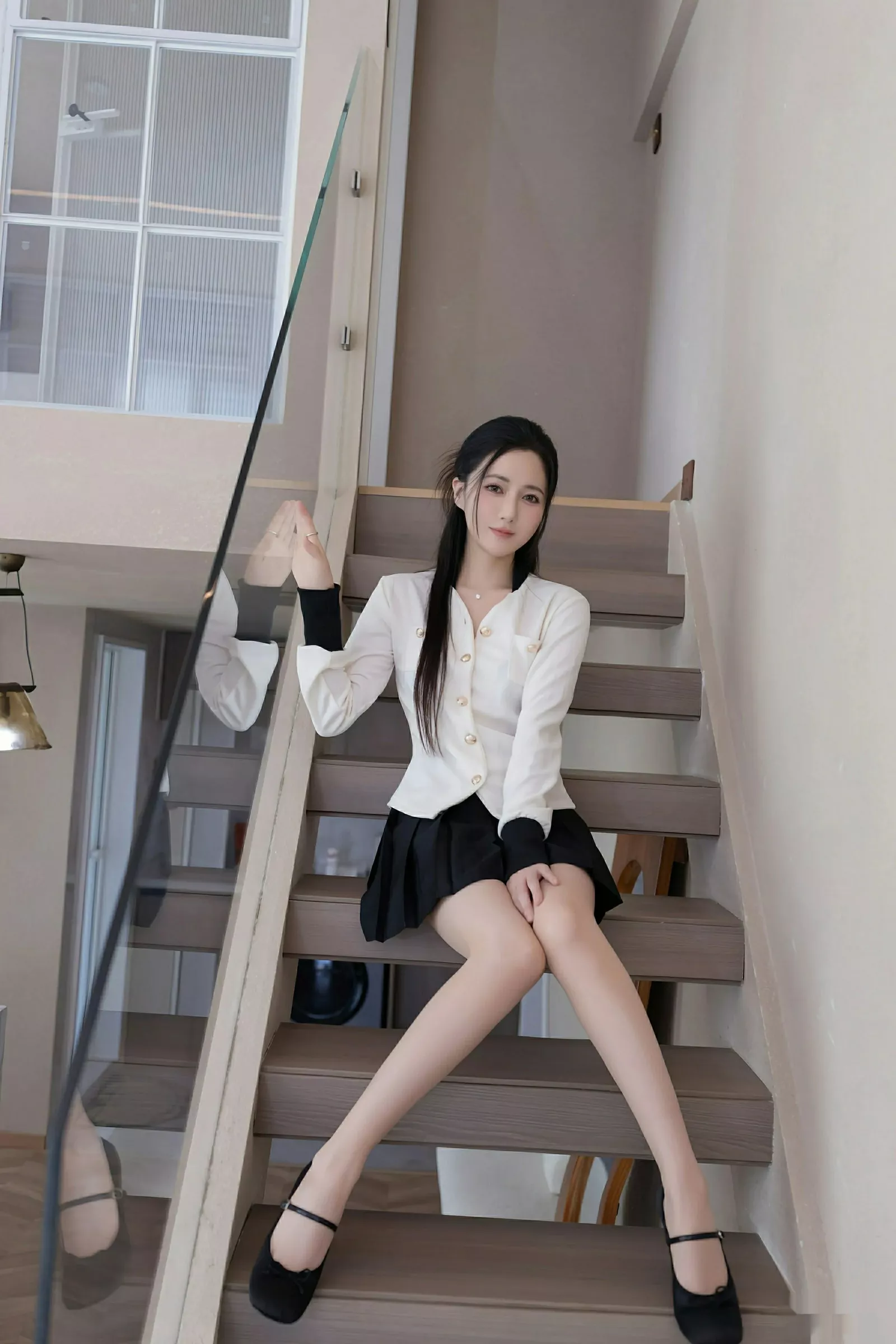 秀人集.com_[XiuRen秀人网]No.10615_模特鱼子酱Fish性感白上衣配黑短裙露超薄肉丝秀曼妙身材诱惑写真74P