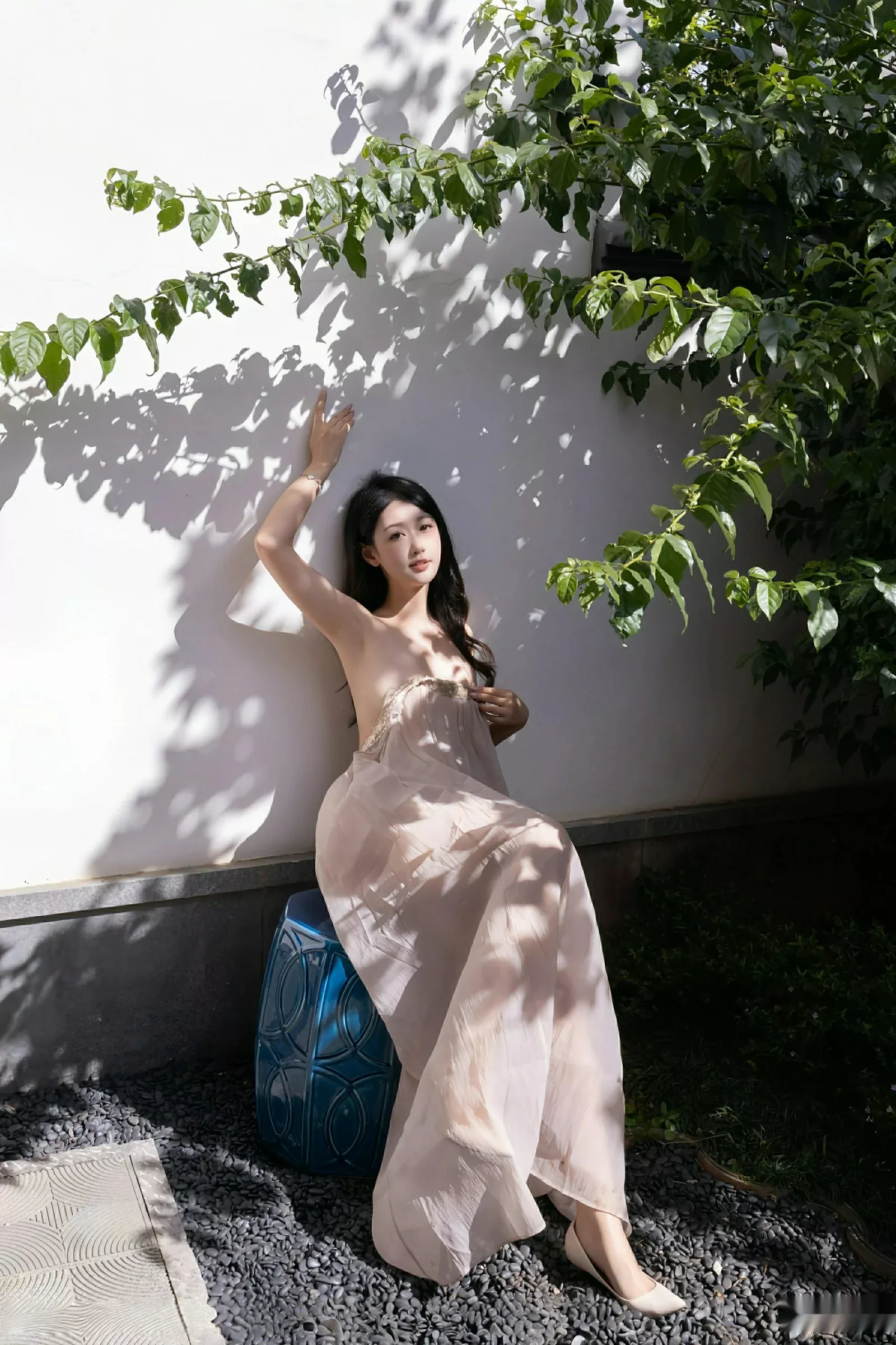 秀人集.com_[XiuRen秀人网]No.10619_模特唐安琪性感浅色薄纱服饰配超薄肉丝秀曼妙身姿完美诱惑写真81P