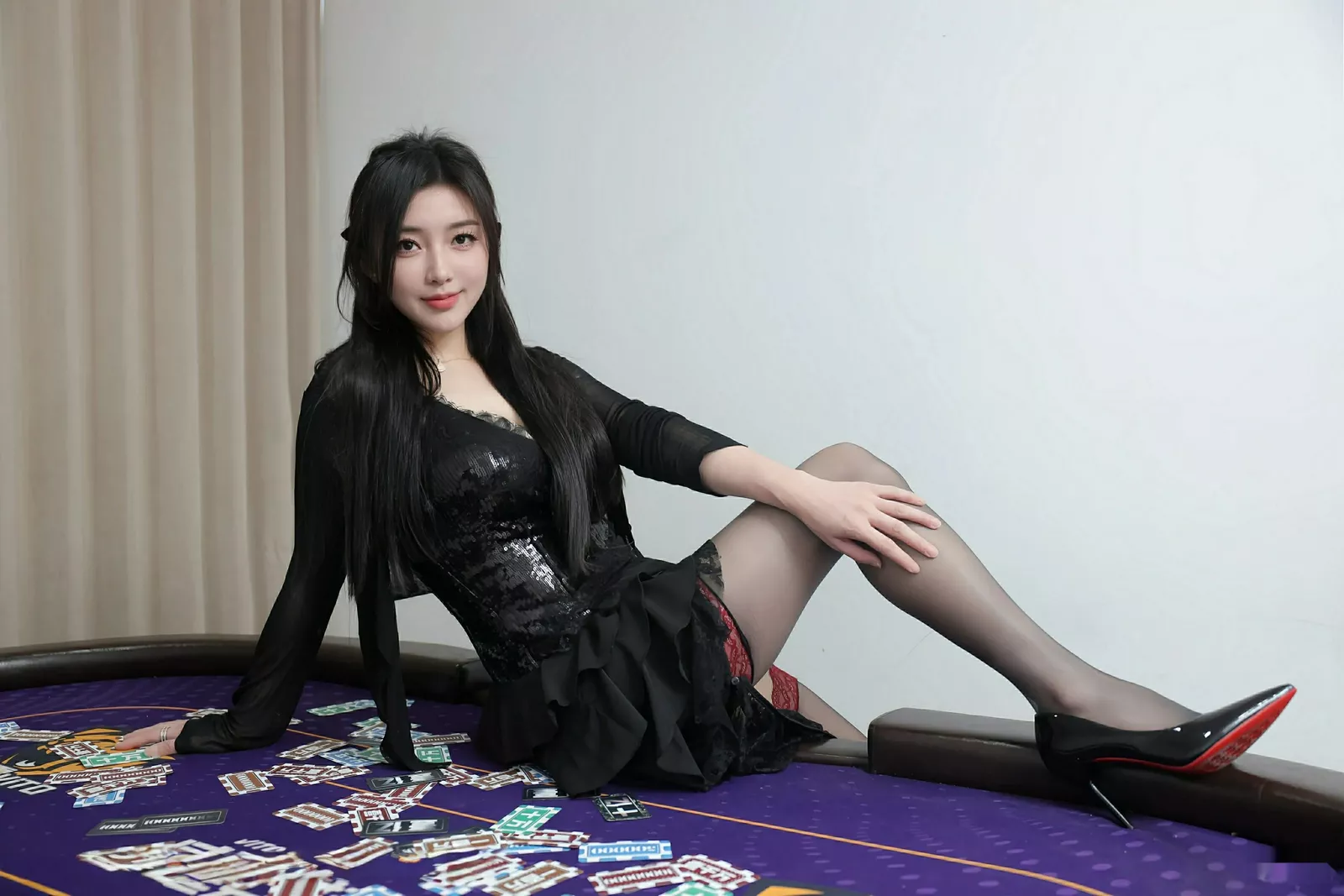 秀人集.com_[XiuRen秀人网]No.10592_模特苏一诺性感黑色情趣内衣配黑丝吊袜秀曼妙身姿惹火诱惑写真80P