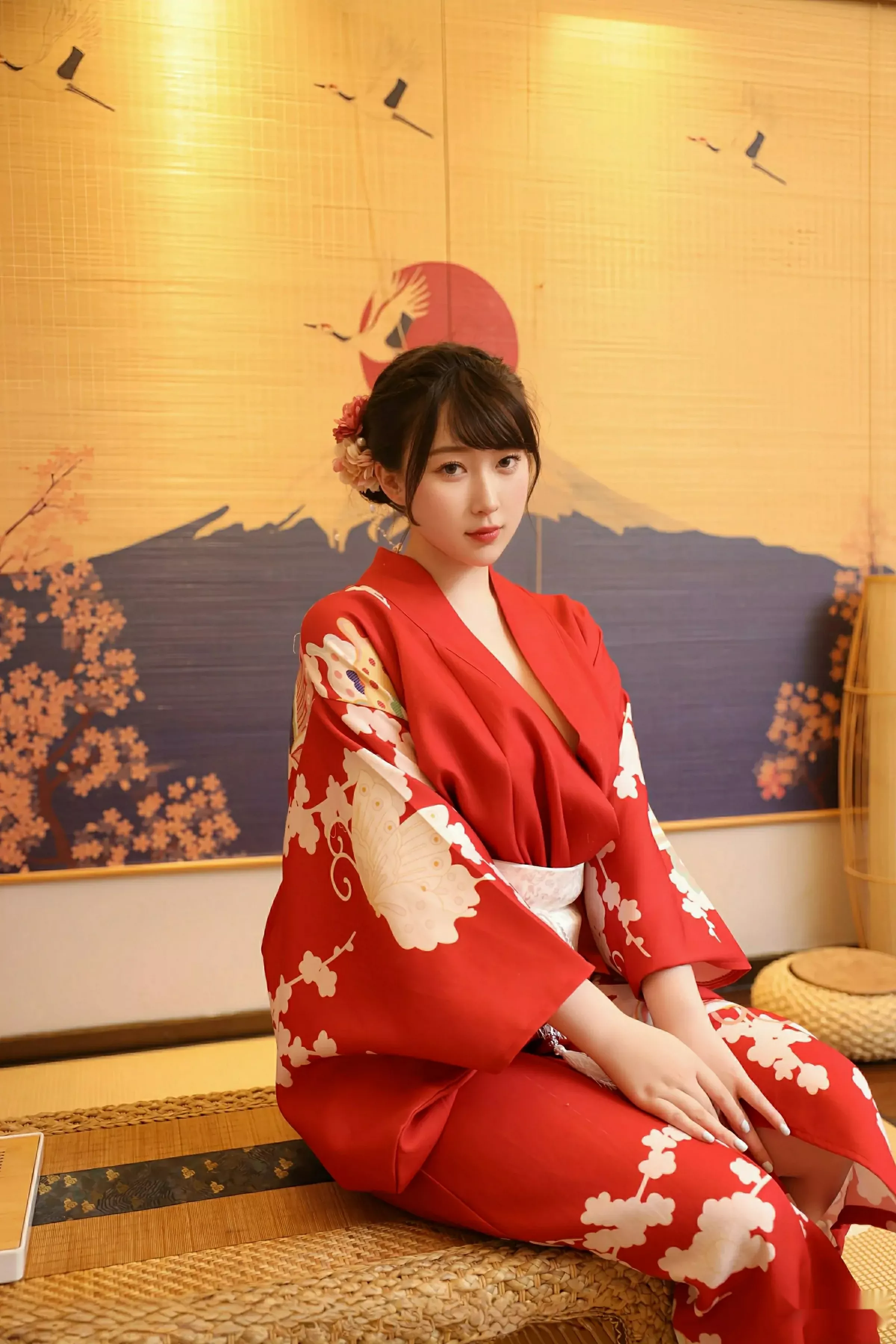 秀人集.com_[XiuRen秀人网]No.10624_模特李沁恩lrene性感日系风红色服饰半脱秀丰腴身材惹火诱惑写真69P