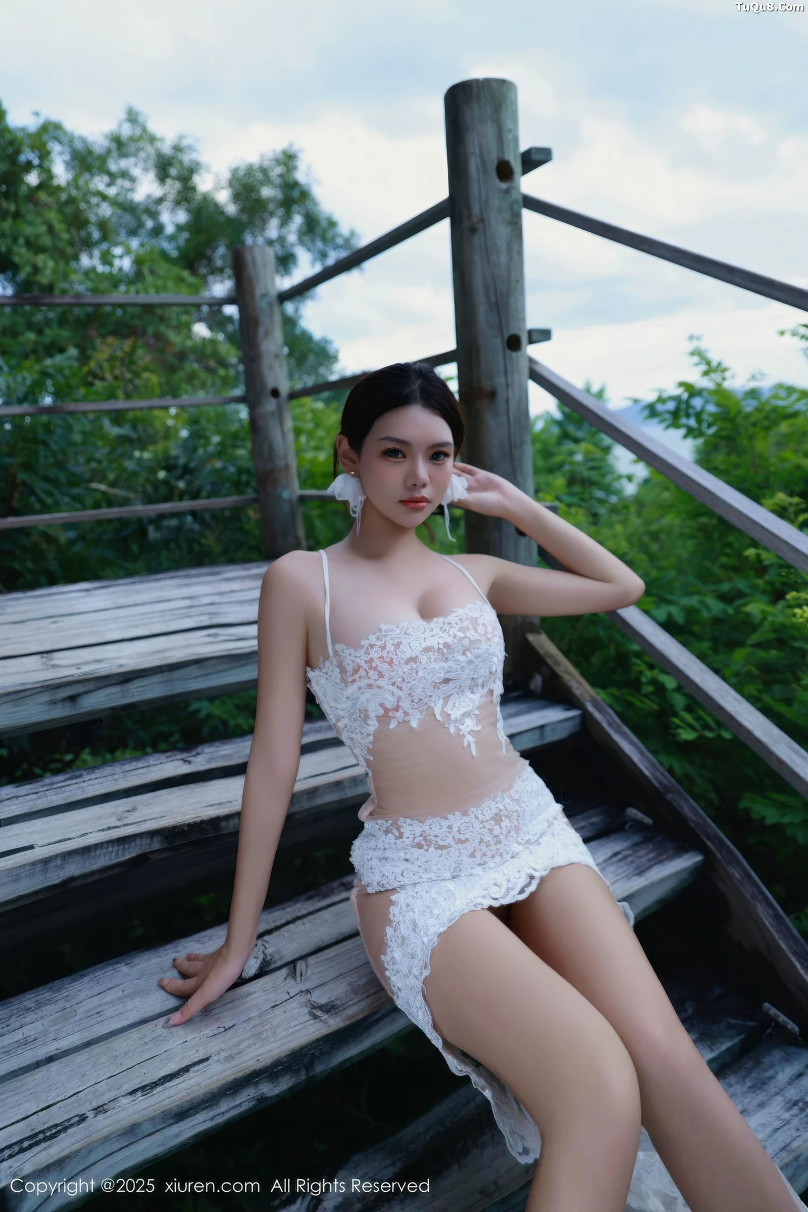 秀人集.com_[XiuRen秀人网]No.10721_模特叮当DD性感白色情趣服饰配白色丝袜秀完美身材诱惑写真77P