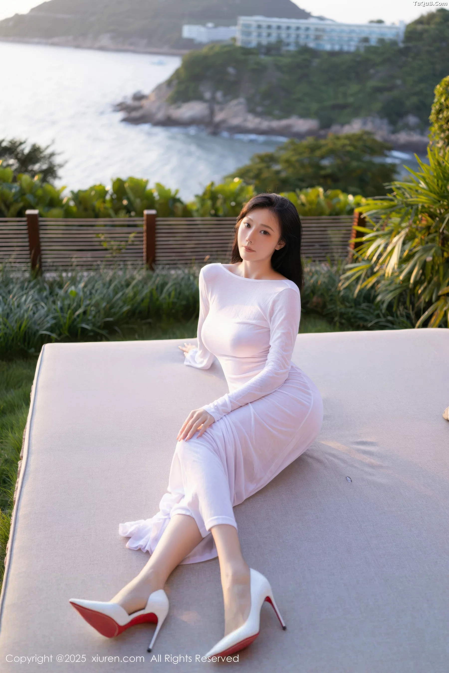 秀人集.com_[XiuRen秀人网]No.10747_模特安然anran性感白色连衣长裙配超薄肉色秀曼妙身姿诱惑写真80P